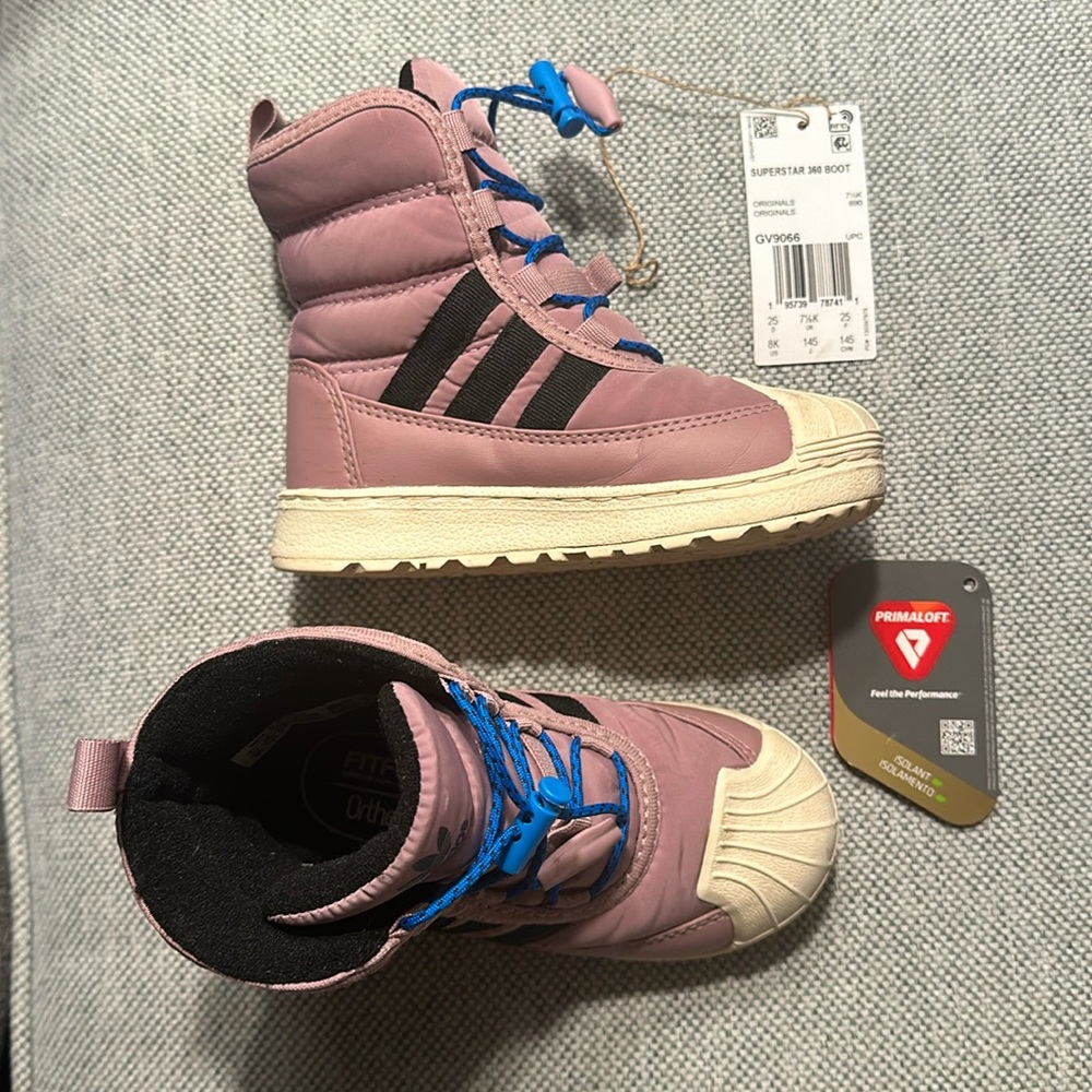Adidas Superstar 360 winter boots Sz 8